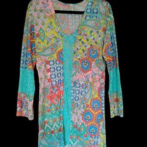 Luli Fama Paisley Beach Dress